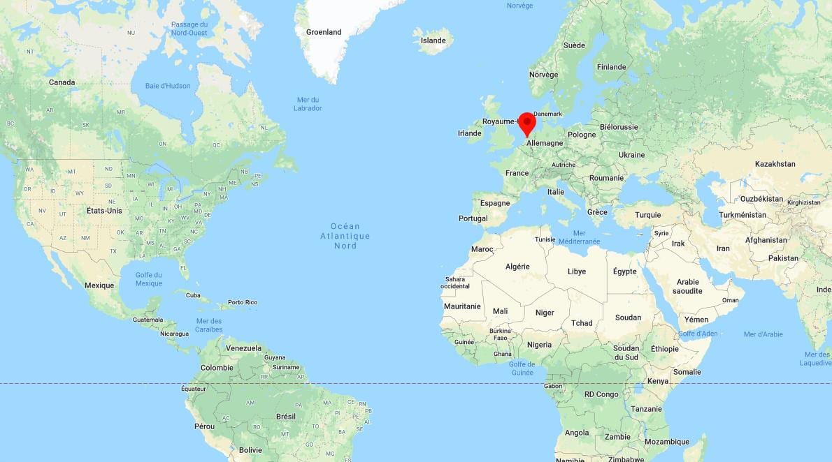 Amesterdão mapa global