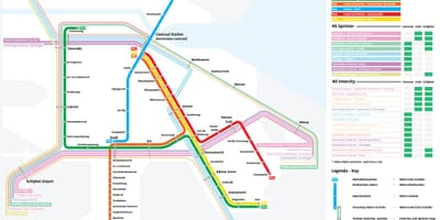 Mapa de Amsterdão sprinter