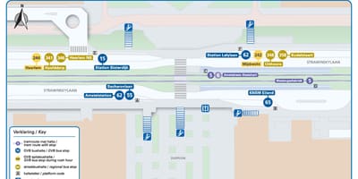 Mapa de Amsterdam zuid estação