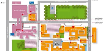 Mapa da vu de Amsterdã